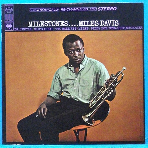 Miles Davis (Milestones) 미국 Columbia two-eye 스테레오 재반