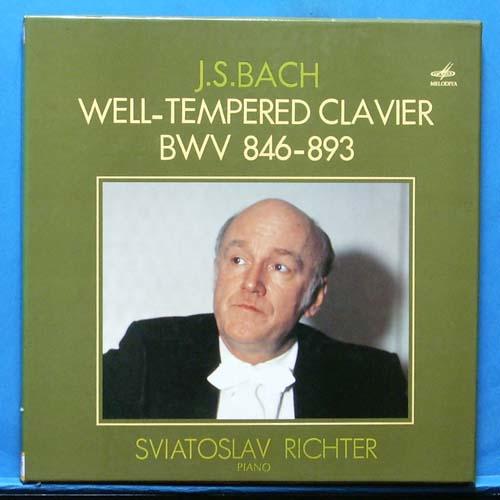 Richter, Bach 평균율 클라비어곡집 1,2권 5LP&#039;s 박스반 