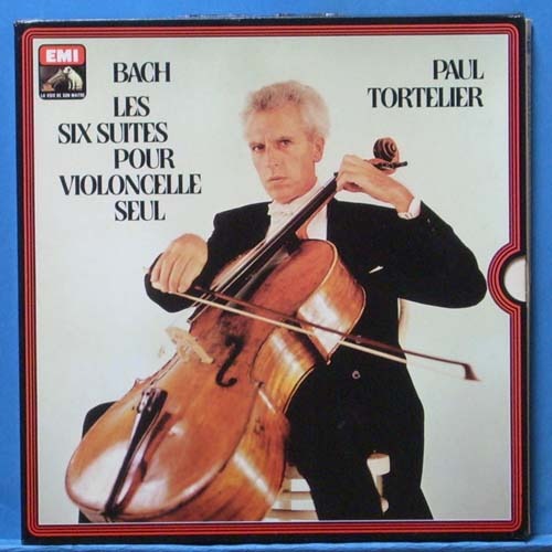 Tortelier, Bach complete solo cello 3LP&#039;s