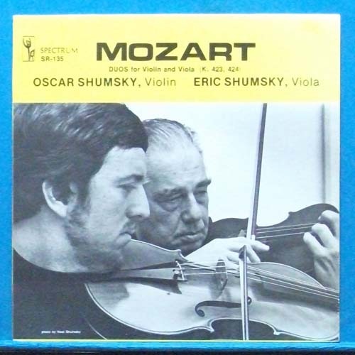 Oscar Shumsky, Mozart duos for violin and viola