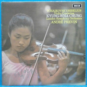 정경화, Tchaikovsky/Sibelius violin concertos (영국 Decca 초반) 싸인반