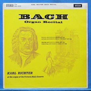 Karl Richter, Bach organ recital