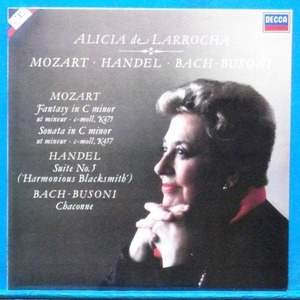 Alicia de Larrocha, Mozart/Handel piano works