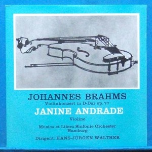 Janine Andrade, Brahms violin concerto