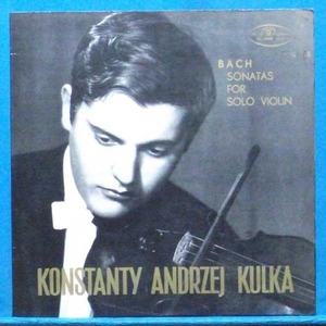 Kulka, Bach sonatas for solo violin