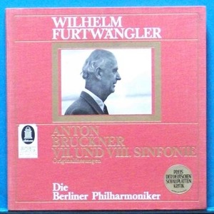 Furtwangler, Bruckner 교향곡 7/8번 4LP&#039;s (프랑스 Odeon 의사 스테레오)