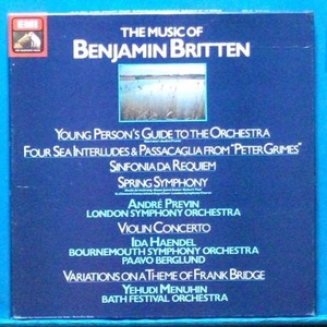 Music of Benjamin Britten (Ida Haendel/violin concerto 외) 3LP&#039;s