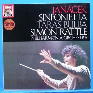 Rattle, Janacek sinfonietta/Taras Bulba (독일 EMI)